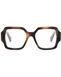 Celine - Triomphe 52Mm Square Reading Glasses - Lyst
