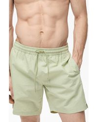 Mango - Seersucker Swim Trunks - Lyst