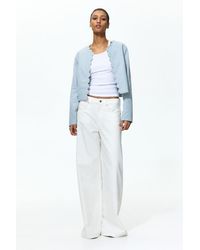 H&M - Scalloped-Edge Jacket - Lyst