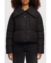 Noize - Cropped Puffer Jacket - Lyst