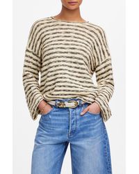 Madewell - Stripe Crewneck Long Sleeve T-Shirt - Lyst