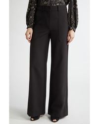 Veronica Beard - Cole Wide Leg Pants - Lyst