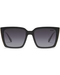 Quay - Front Cover 47mm Gradient Polarized Square Sunglasses - Lyst