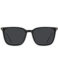 Polaroid - 55Mm Polarized Rectangular Sunglasses - Lyst