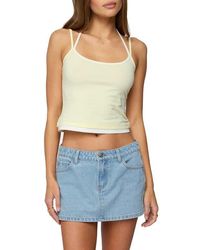 Edikted - Roya Layered Halter Camisole - Lyst