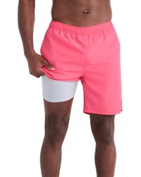 Saxx Underwear Co. - Go Coastal 2n1 7-inch Swim Shorts - Lyst