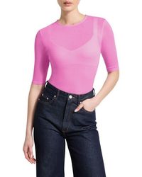 MARCELLA - Frankie Sheer Jersey Top - Lyst