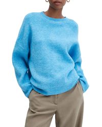 Mango - Drop Shoulder Oversize Sweater - Lyst