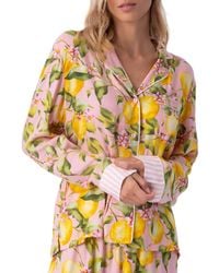 Pj Salvage - In Bloom Button-up Pajama Top - Lyst