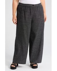 Eileen Fisher - Hemp & Organic Cotton Lantern Ankle Pants - Lyst