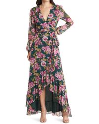 Wayf The Emery Faux Wrap Long Sleeve 