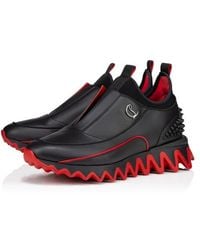 Christian Louboutin - Sharkyloub Spikes Slip-On Sneaker - Lyst