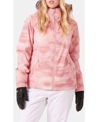 Roxy - Jet Ski Technical Snow Jacket With Removable Faux Fur Trim & Hood - Lyst