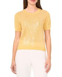 Halogen® - Sequin Sweater - Lyst