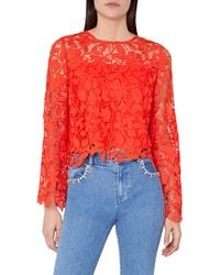 MILLY - Catelyn Lace Top - Lyst