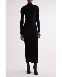 Givenchy - Long Sleeve Open Back Body-Con Sweater Dress - Lyst