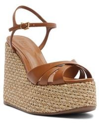 SCHUTZ SHOES - Keefa Platform Wedge Ankle Strap Sandal - Lyst