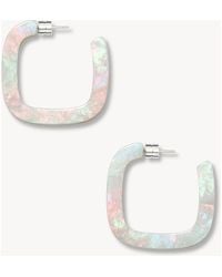 Machete - Midi Square Hoops - Lyst
