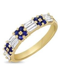 Bony Levy - 18K El Mar Gemstone & Diamond Stackable Ring (Online Trunk Show) - Lyst