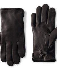 Lands' End - Cashmere Lined Ez Touch Leather Glove - Lyst