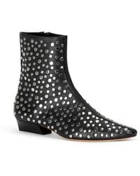 STAUD - Wally Flat Ankle Boot - Lyst