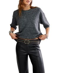 Free People - Margot Oversize Short Sleeve Sweater - Lyst