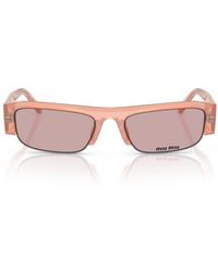 Miu Miu - 54Mm Rectangular Sunglasses - Lyst