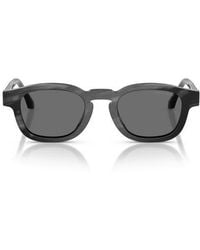 Armani - 48Mm Rectangle Sunglasses - Lyst
