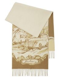 Burberry - Westminster Cashmere Scarf - Lyst