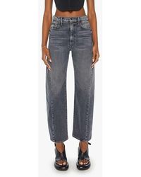 Mother - The Half Pipe Flood High Waist Ankle Wide Leg Jeans - Lyst