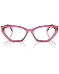 Versace - 53Mm Cat Eye Optical Glasses - Lyst
