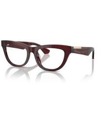 Burberry - 52Mm Rectangle Optical Glasses - Lyst