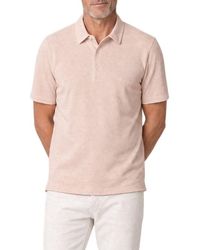 Robert Talbott - Taylor Pique Linen Polo - Lyst