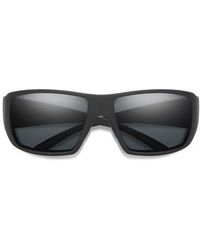 Smith - Guide's Choice 62Mm Polarized Oversize Wraparound Sunglasses - Lyst