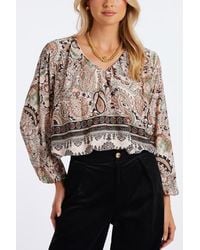 Bishop + Young - Maude Bubble Sleeve Top - Lyst