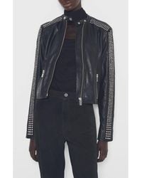 AS by DF - Ryder Upcycled Leather Jacket - Lyst