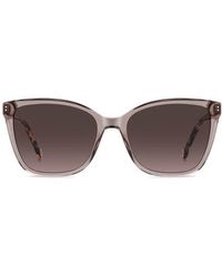 Carolina Herrera - Her 56Mm Gradient Rectangular Sunglasses - Lyst
