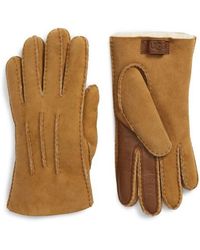 UGG - Genuine Shearling Tech Gloves - Lyst