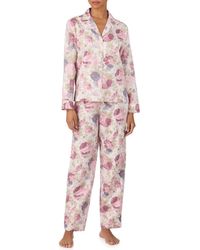 Ralph Lauren - Print Cotton Blend Pajamas - Lyst