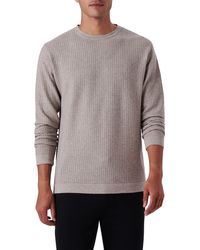 Bugatchi - Cotton & Cashmere Crewneck Sweater - Lyst