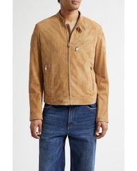 Dolce & Gabbana - Camel Suede Jacket - Lyst