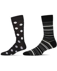 Memoi - Assorted 2-Pack Crew Socks - Lyst