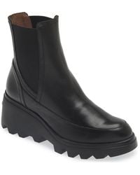 Wonders - Platform Wedge Chelsea Boot - Lyst