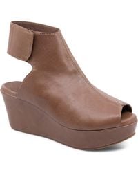 Chocolat Blu - Cutout Wedge Sandal - Lyst