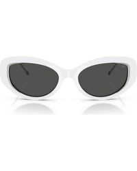 DIESEL - Geck-D 54Mm Oval Sunglasses - Lyst