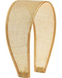 Tasha - Wide Metallic Mesh Headband - Lyst