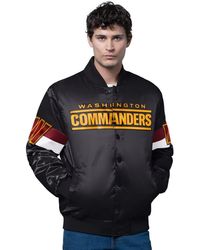 Starter - Washington Commanders Triple Option Full-Snap Varsity Jacket - Lyst