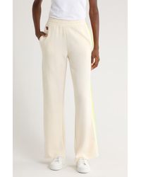 Aviator Nation - 5-Stripe Wide Leg Sweatpants - Lyst