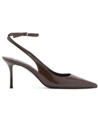 Mango - Ankle Strap Pointed Toe Slingback Pump - Lyst