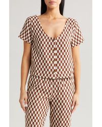 Brixton - Mykonos Check Cotton Button-Up Shirt - Lyst